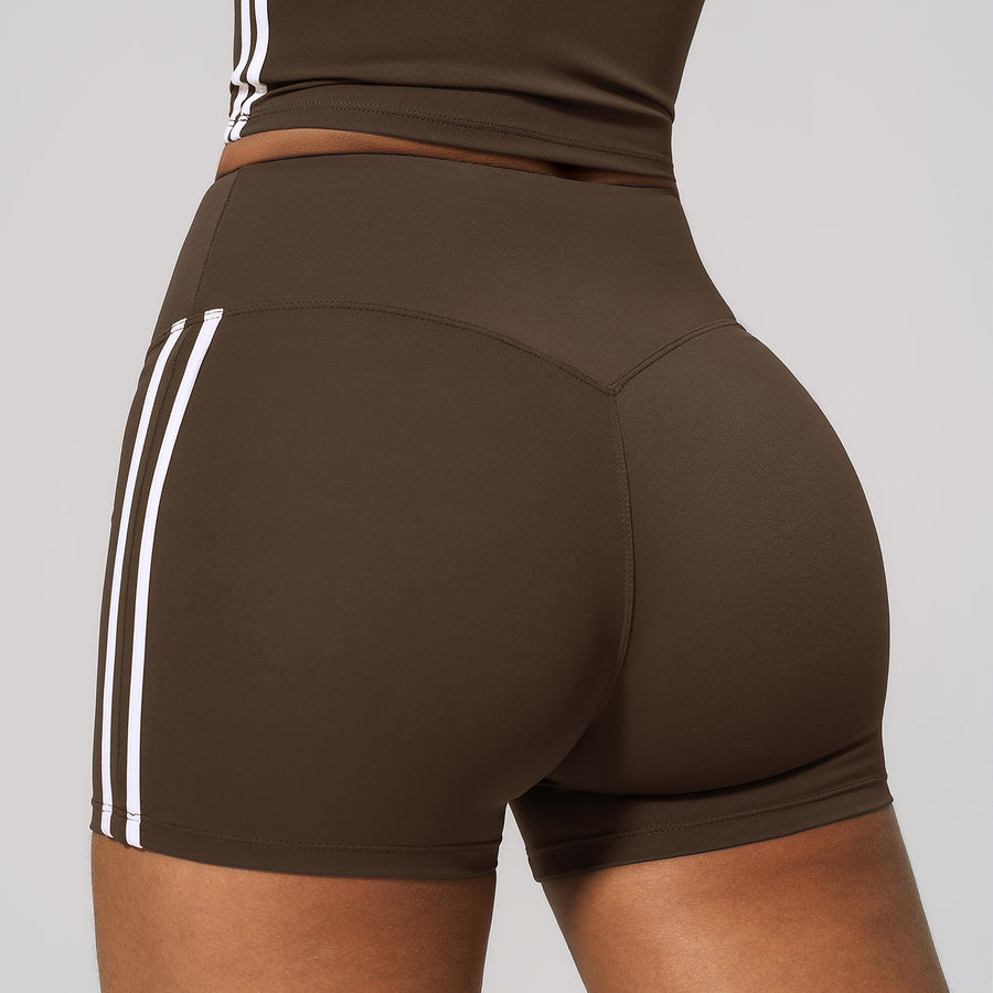Seamless Fitness Running Yoga Shorts for Active Women