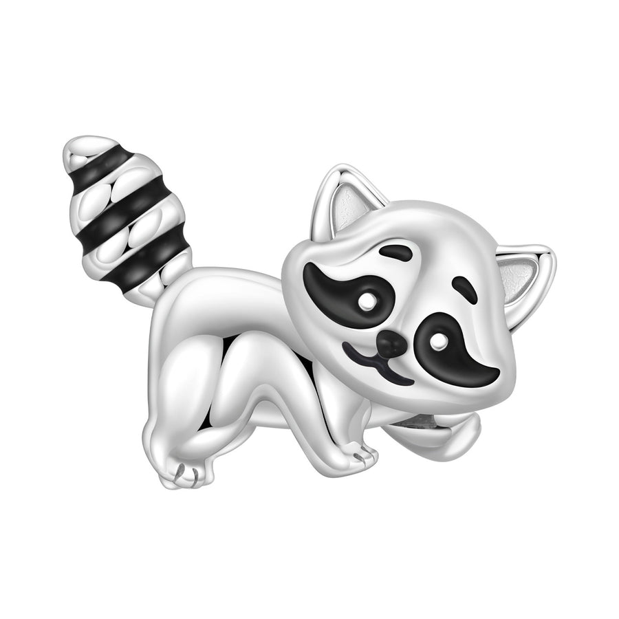 Cute Bamboo Panda DIY Copper Bead Pendant Necklace