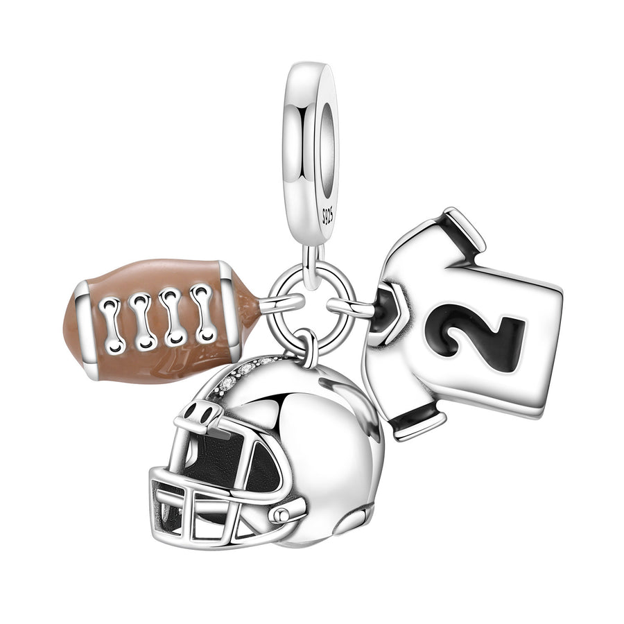DIY Pendant Bracelet Accessories - Volleyball & Soccer Style