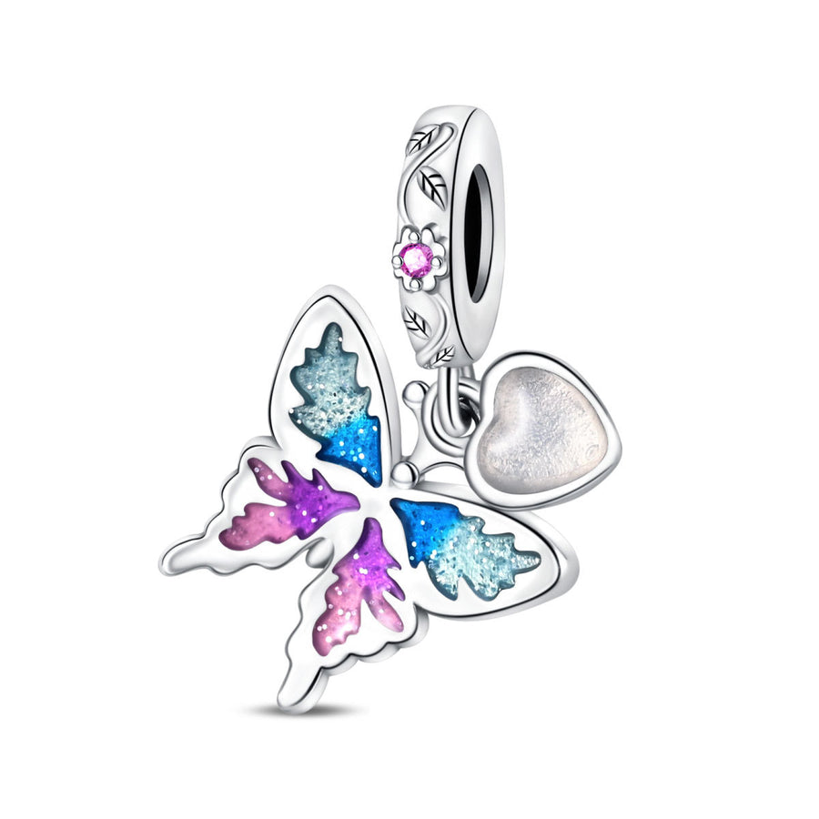 Delicate Butterfly Beaded Pendant Bracelet Accessories