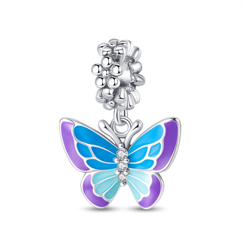 Delicate Butterfly Beaded Pendant Bracelet Accessories
