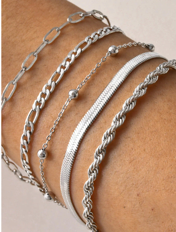 Womens Jewelry Personalized Bracelet Set - Elegant Tennis Bracelet