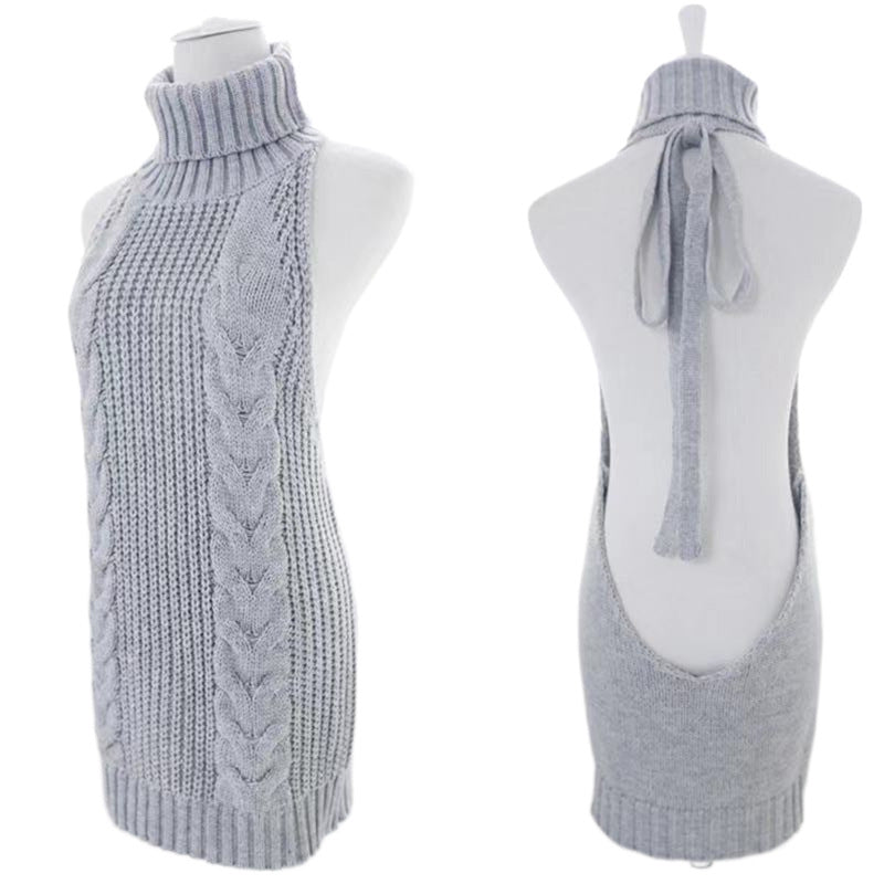 Fashionable and Sexy Women's Sweater Dress for Stylish Comfort