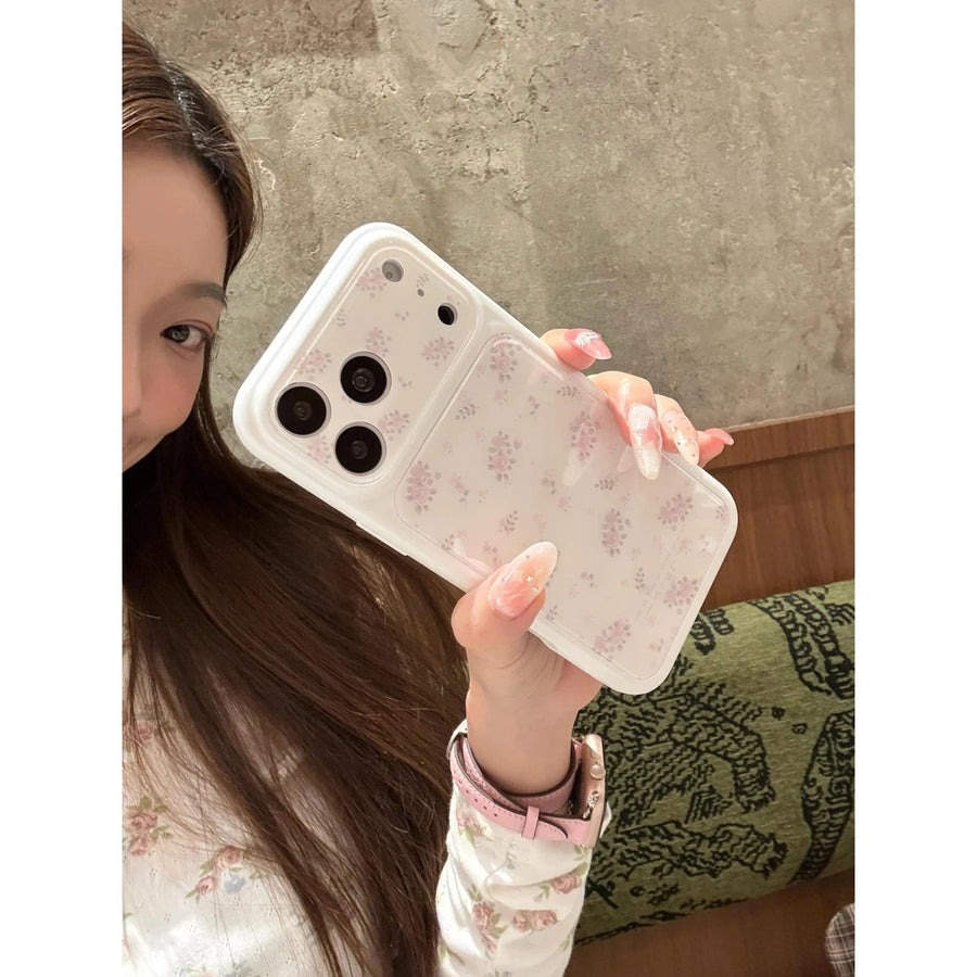 Peony Themed Full Screen Case for Large Display Phones