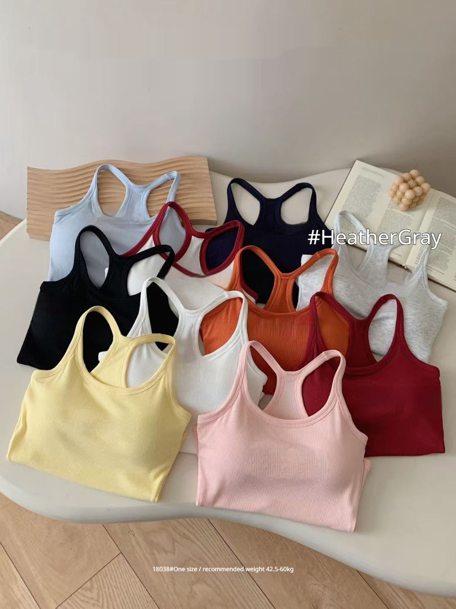 American-style Chic Slim-fit I-line Base Vest for Women