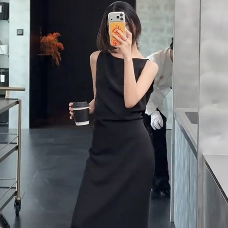 Back-vented Sleeveless Dress for Women - Perfect Summer Style