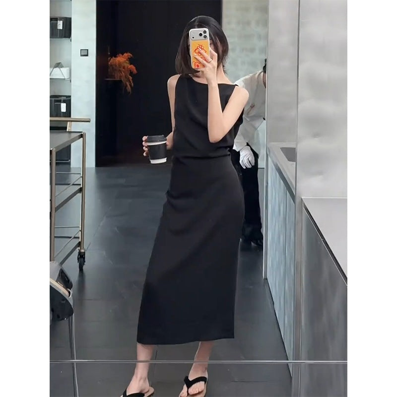 Back-vented Sleeveless Dress for Women - Perfect Summer Style