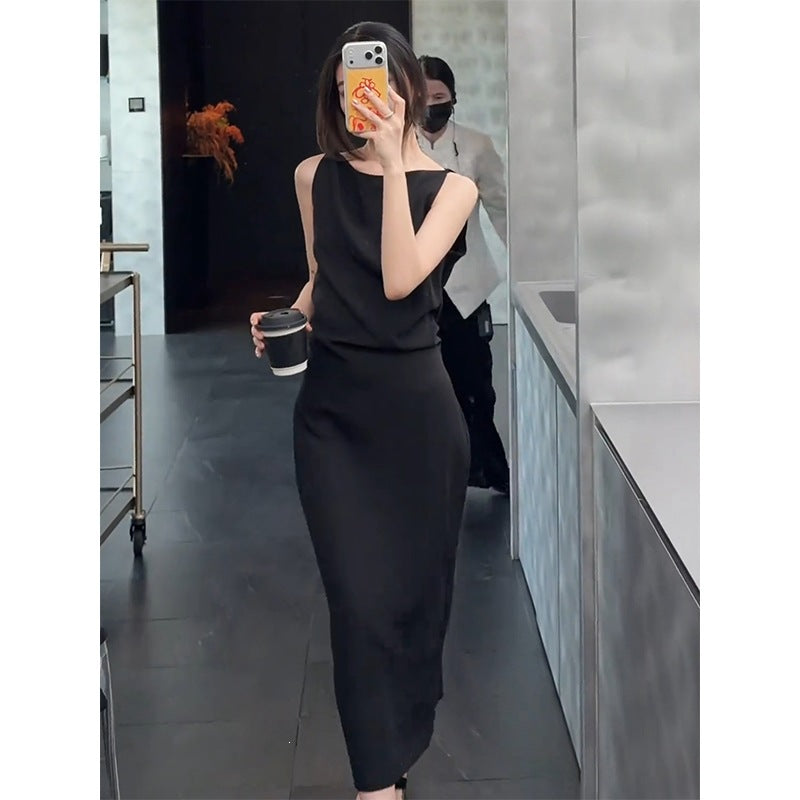 Back-vented Sleeveless Dress for Women - Perfect Summer Style
