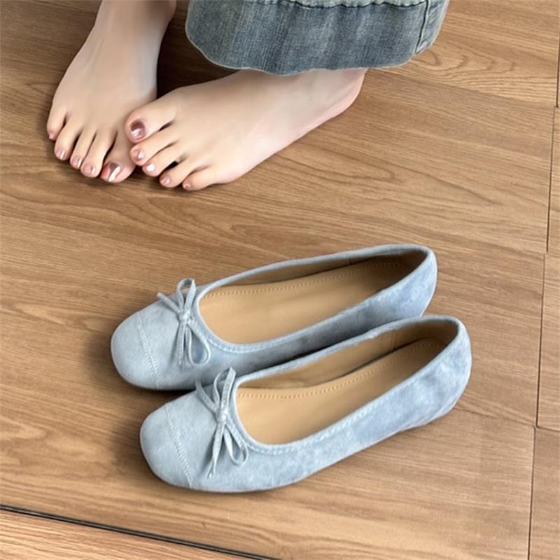 Women's Hidden Heel Ballet Flats - Comfortable Casual Walking Shoes