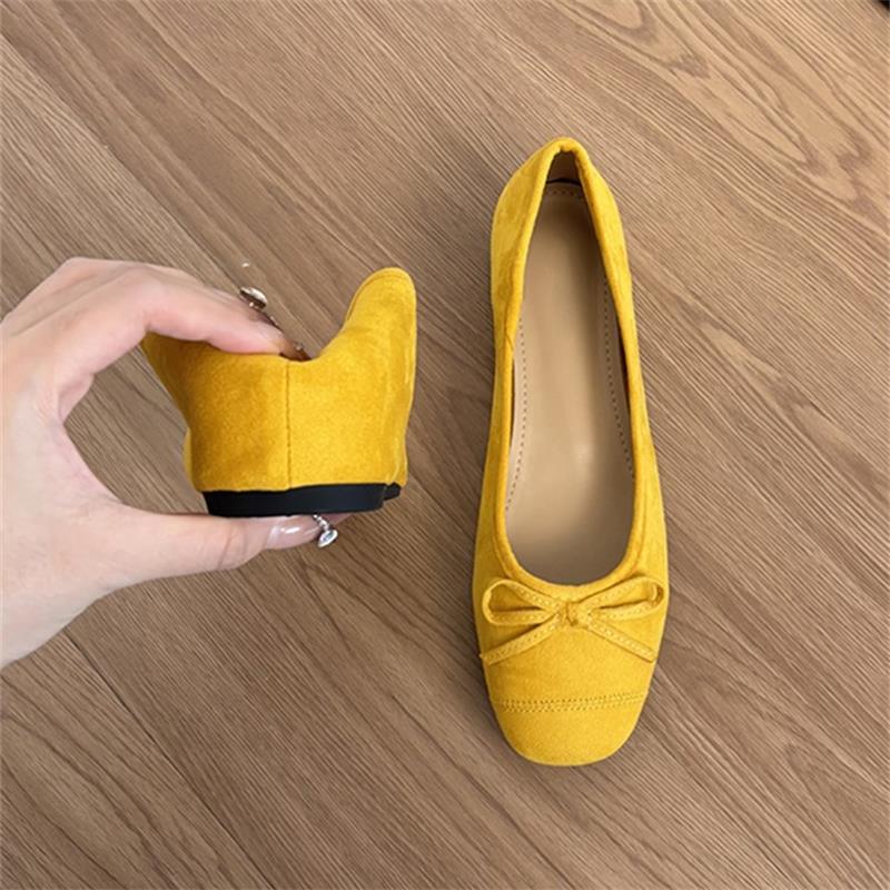 Women's Hidden Heel Ballet Flats - Comfortable Casual Walking Shoes