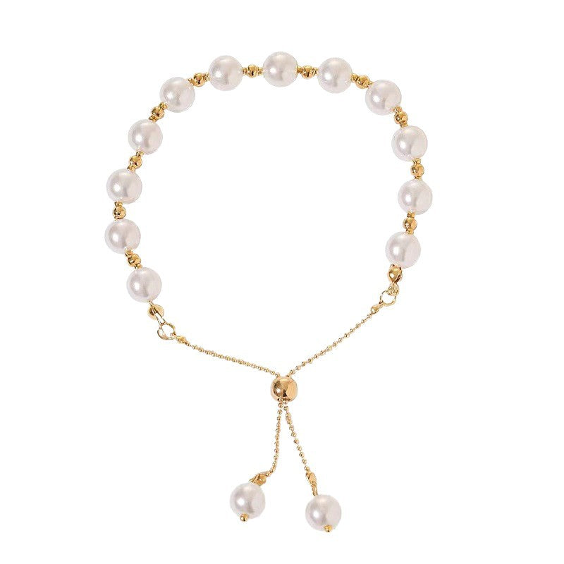 Affordable Luxury Adjustable Pearl Bracelet for Women