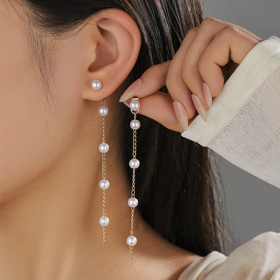 Long Tassel Elegant Earrings for Women - Trendy Stud Earrings