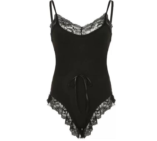 Lace-trimmed Shapewear Bodysuit for Effortless Elegance