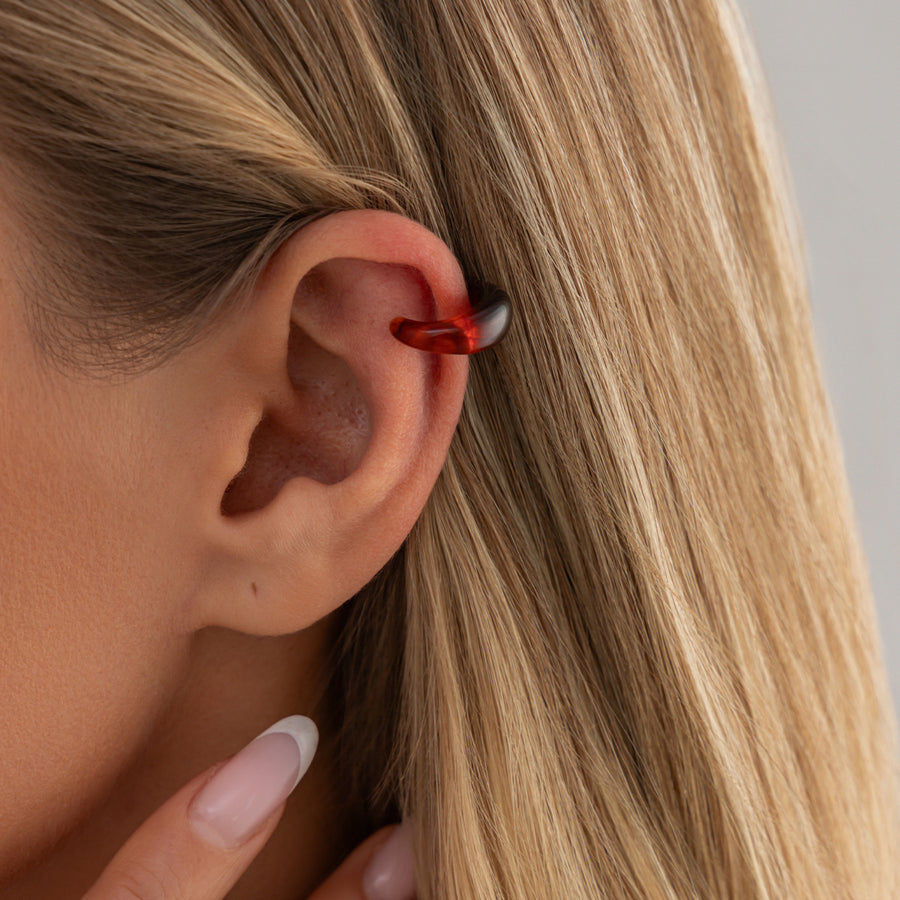 Womens Geometric C-Shaped Non-Pierced Ear Clips