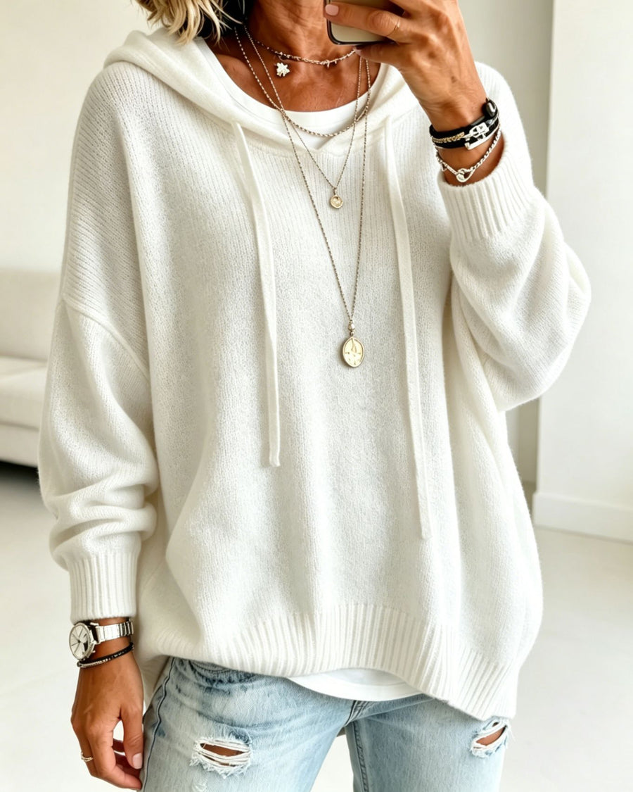 Cozy Loose-fitting Long-sleeve Pullover Sweater for All Occasions