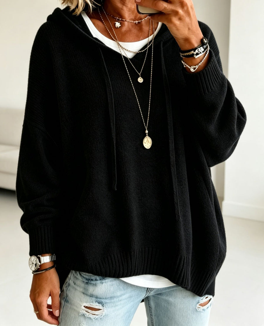 Cozy Loose-fitting Long-sleeve Pullover Sweater for All Occasions