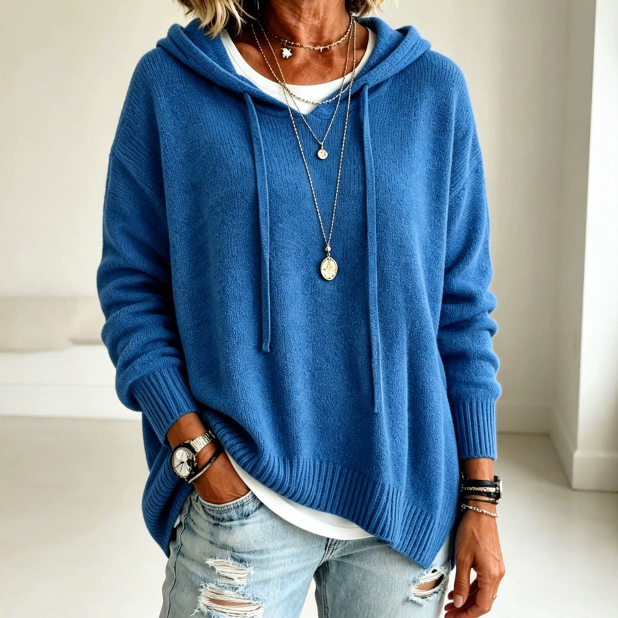 Cozy Loose-fitting Long-sleeve Pullover Sweater for All Occasions