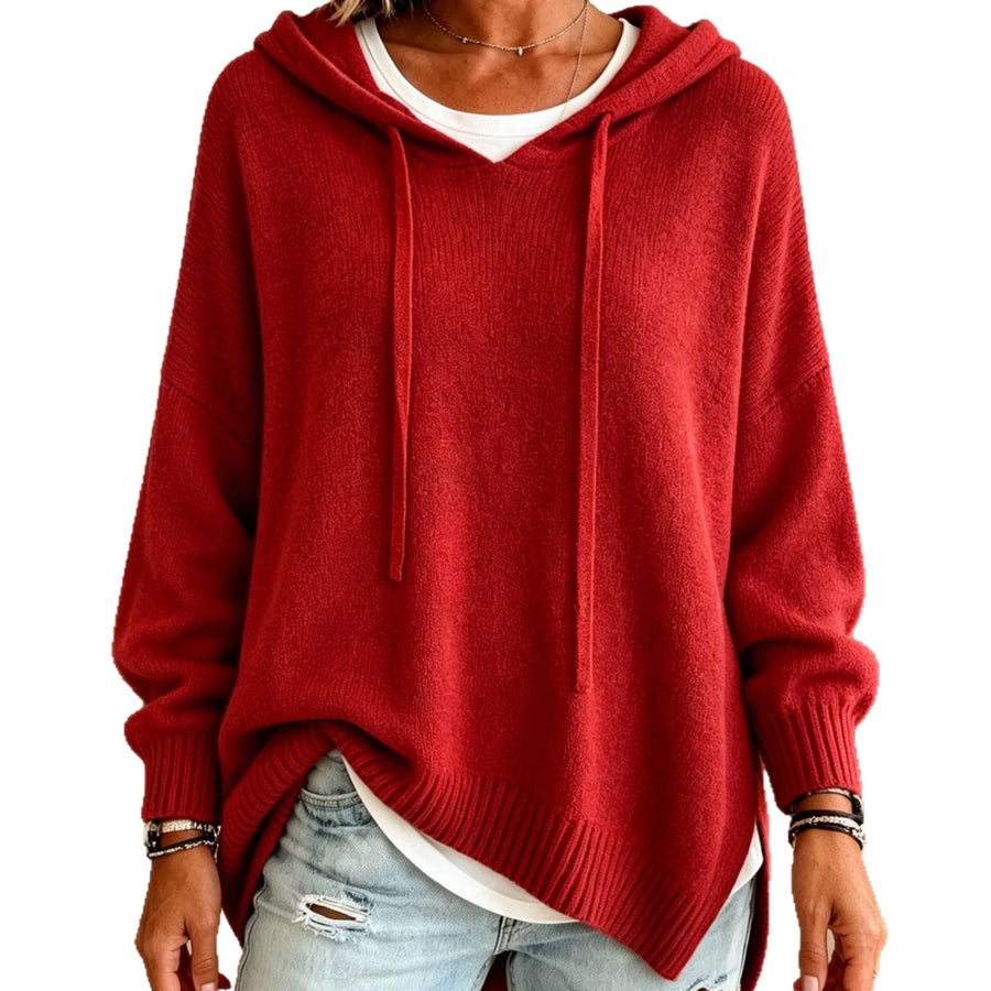 Cozy Loose-fitting Long-sleeve Pullover Sweater for All Occasions