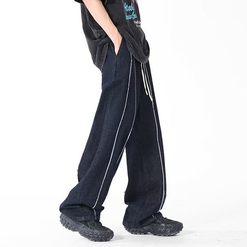 Ins Hong Kong Style Straight Jeans for Every Season
