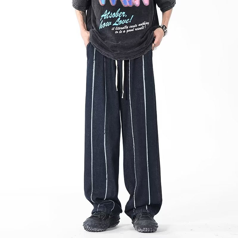 Ins Hong Kong Style Straight Jeans for Every Season
