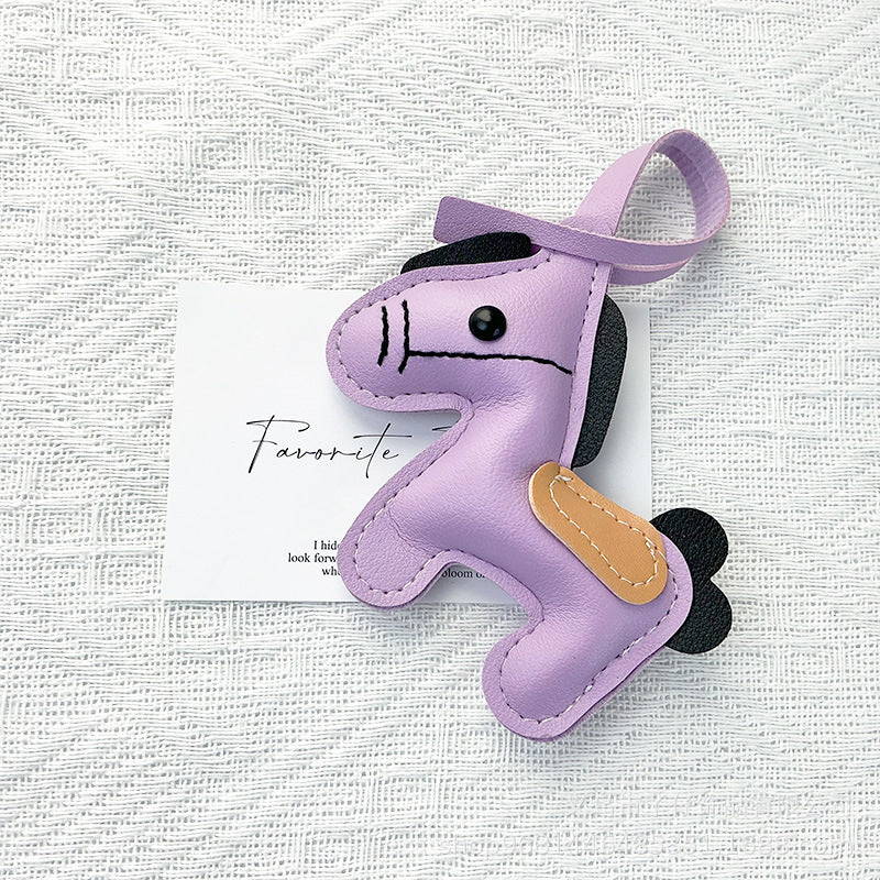 Stylish Horse Fashion Keychain Bag Charm for Crossbody Bags
