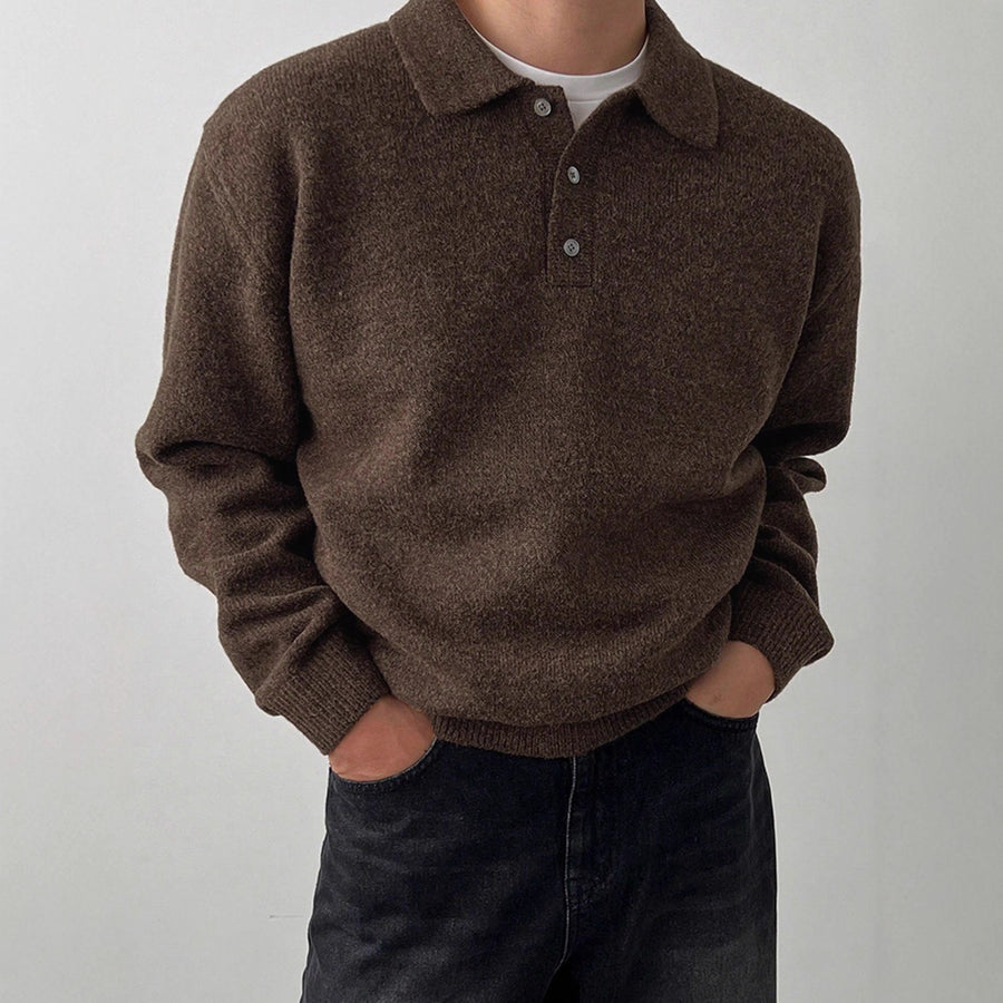 Turtleneck Knit Top for Layering with a Thick Outer Coat