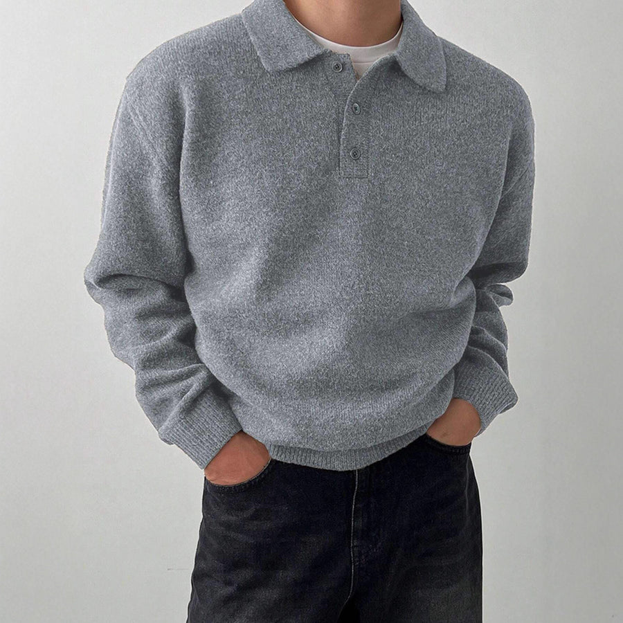 Turtleneck Knit Top for Layering with a Thick Outer Coat