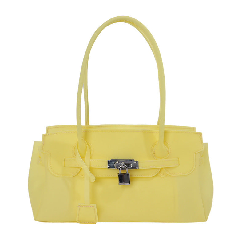 Korean-style Casual Transparent Jelly Crossbody Bag