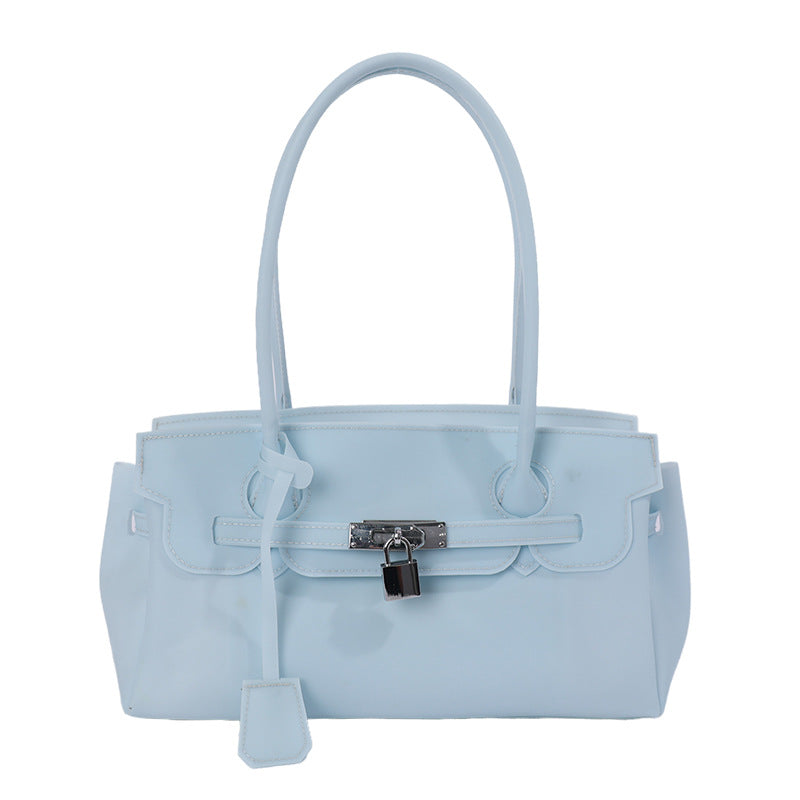 Korean-style Casual Transparent Jelly Crossbody Bag