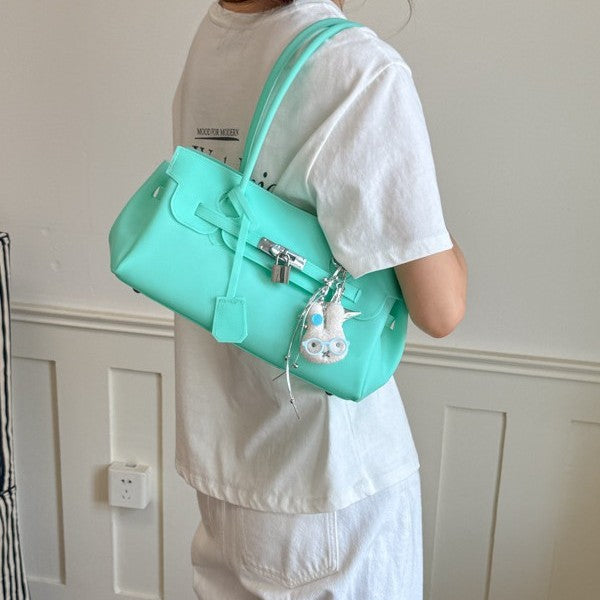 Korean-style Casual Transparent Jelly Crossbody Bag
