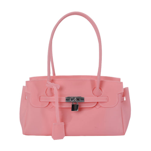 Korean-style Casual Transparent Jelly Crossbody Bag
