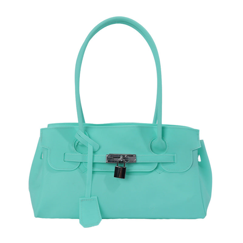 Korean-style Casual Transparent Jelly Crossbody Bag