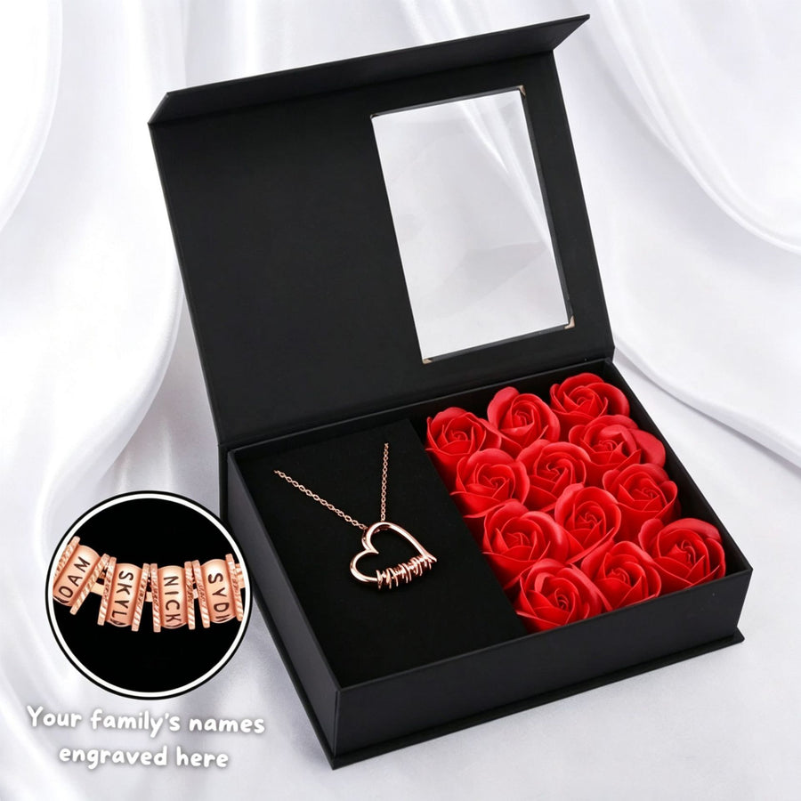 Personality Name Beaded Love Necklace - Unique Jewelry Gift