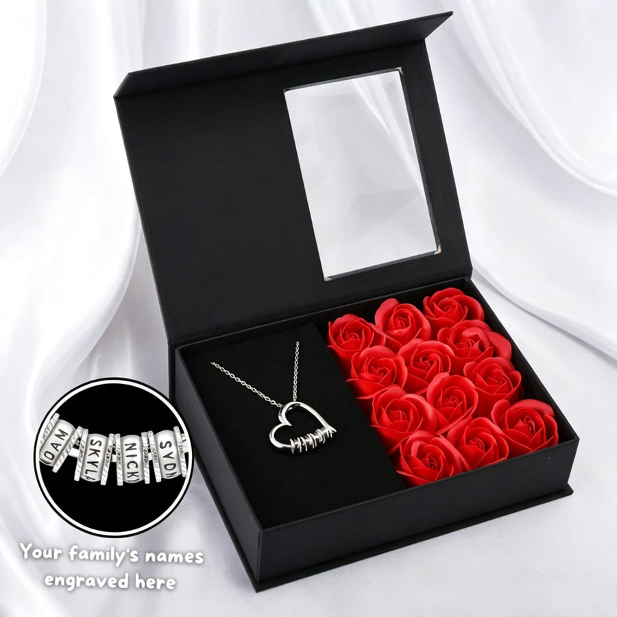 Personality Name Beaded Love Necklace - Unique Jewelry Gift