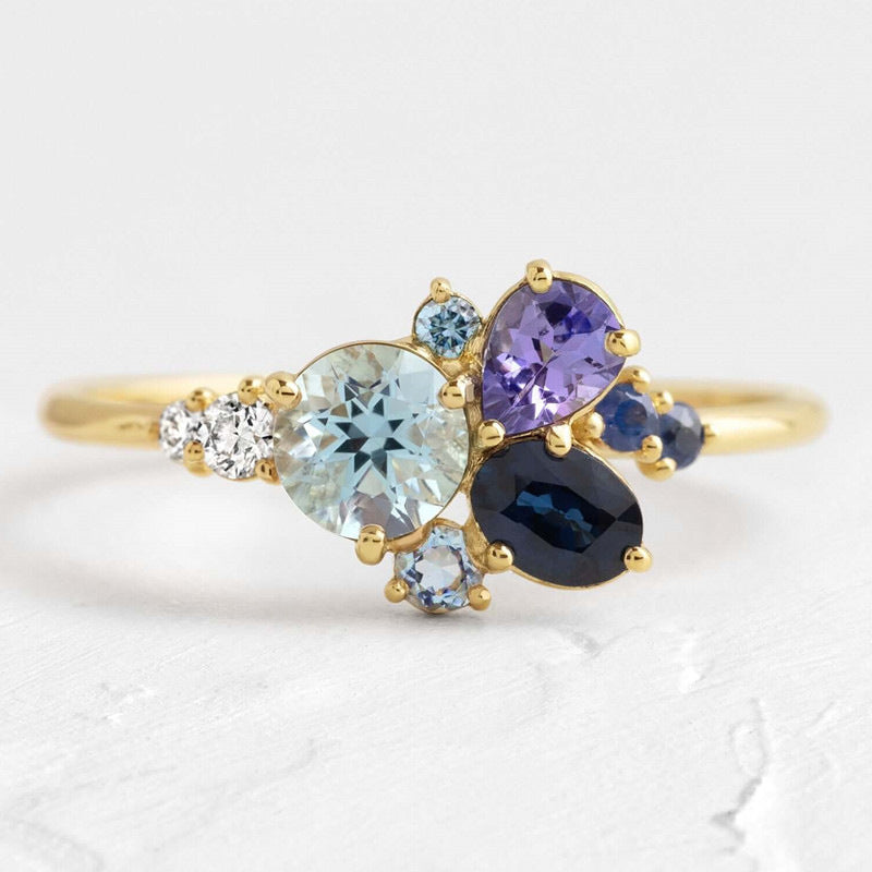 European and American Personalized Stacking Rings for Fashion
