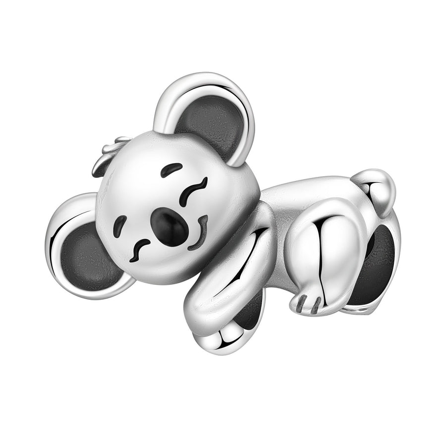 Playful Sloth and Koala Beaded Tennis Bracelet