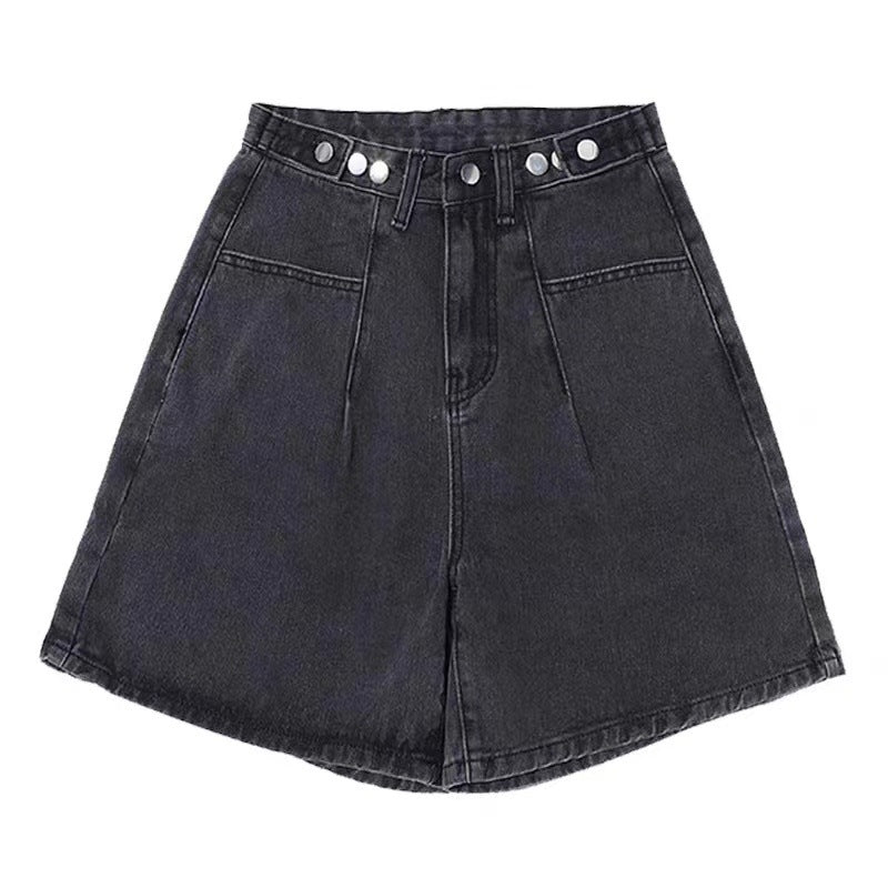 High-waisted Denim Shorts for Women - Casual Summer Style