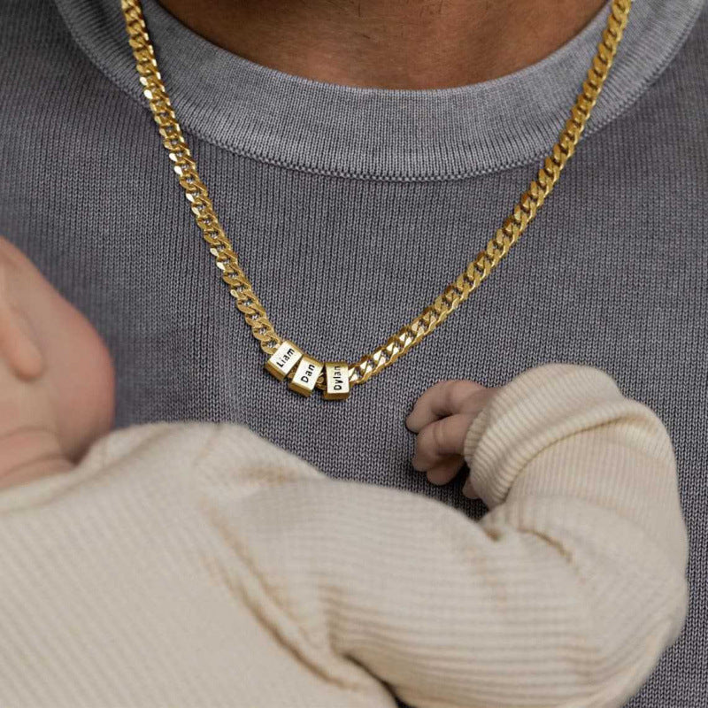 Adjustable Cuban Chain Pendant Necklace for Stylish Looks