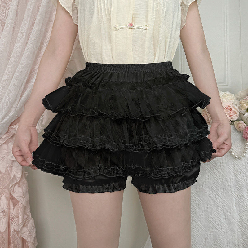 Stylish Anti-exposure Multi-layered Maxi Skirt for Women
