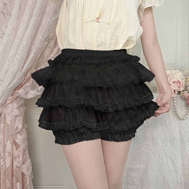 Stylish Anti-exposure Multi-layered Maxi Skirt for Women
