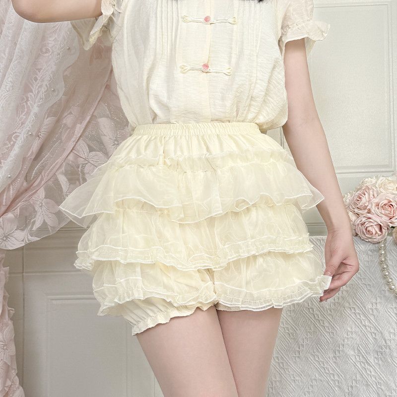 Stylish Anti-exposure Multi-layered Maxi Skirt for Women