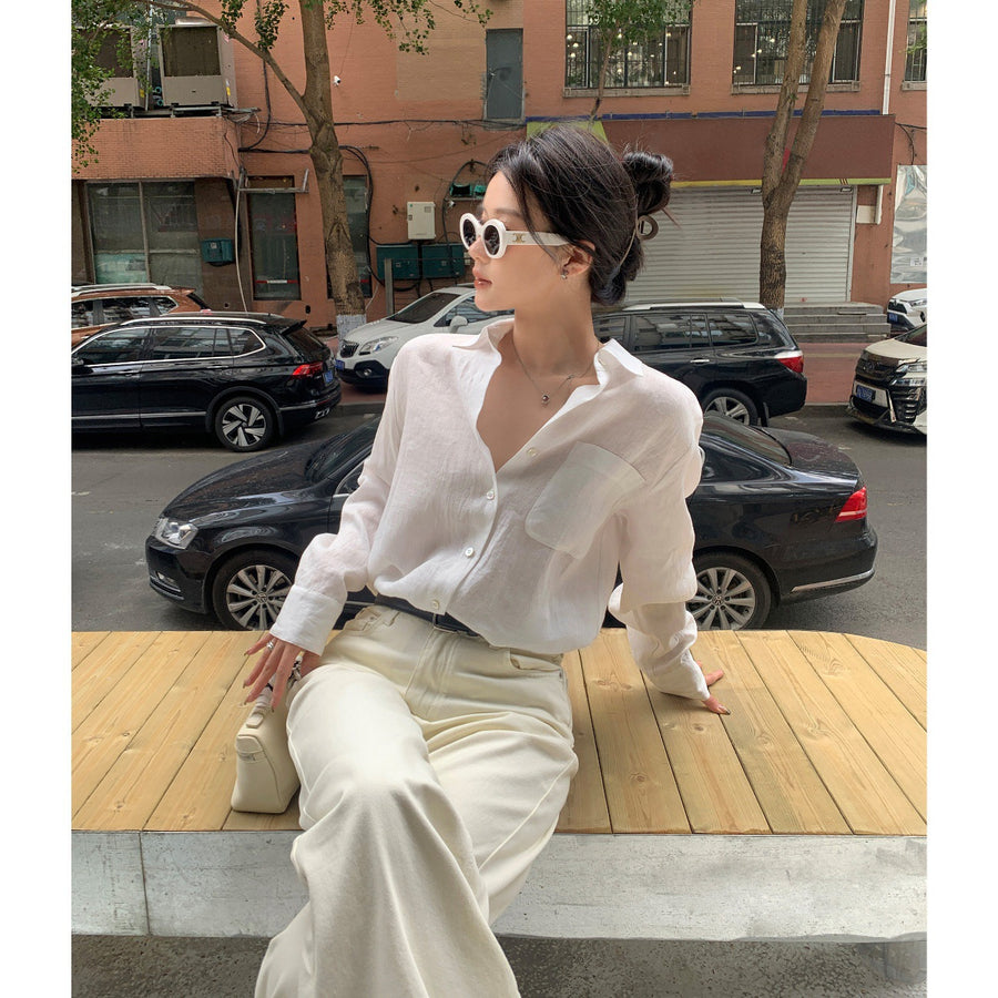 Long-Sleeve Blouse for Women - Summer Style Essential