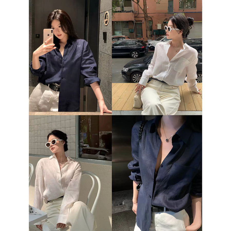 Long-Sleeve Blouse for Women - Summer Style Essential