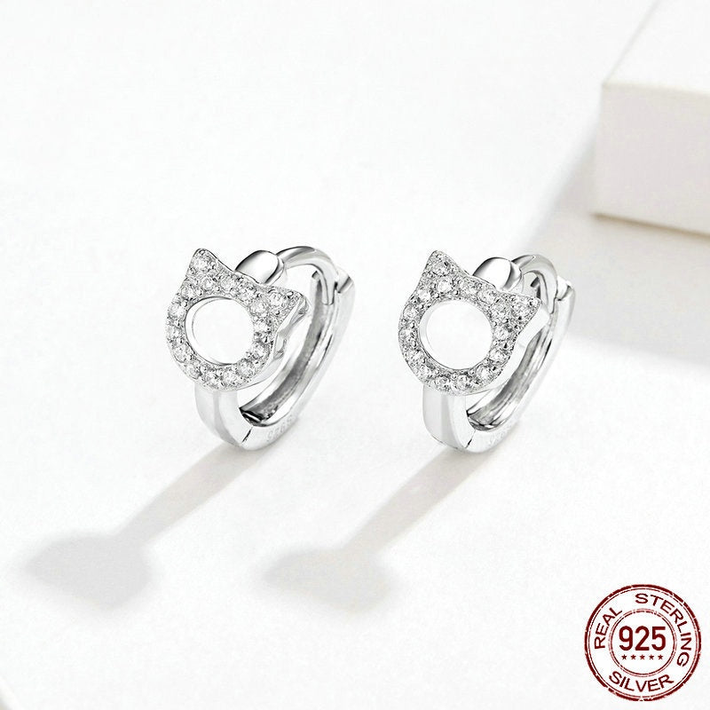 Sterling Silver Hoop Earrings S925 – Trendy Earrings for You