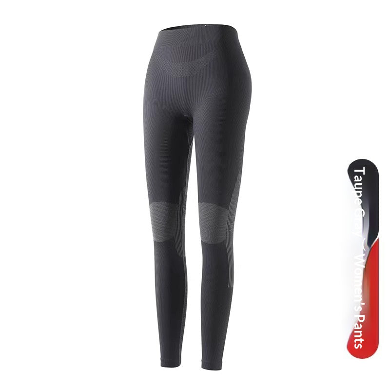 Womens Autumn Winter Quick Drying Ski Base Layer Set