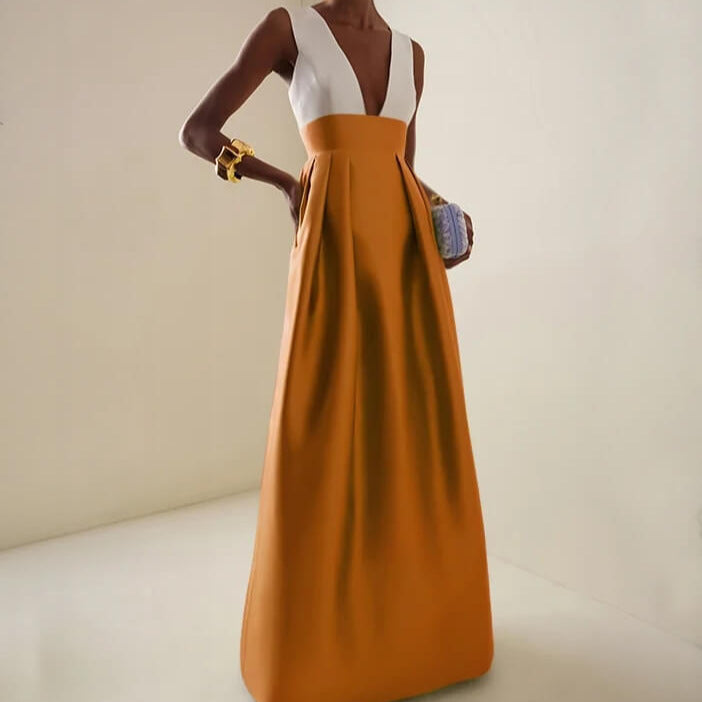Womens Minimalist Casual Long-length Dress for Everyday Style