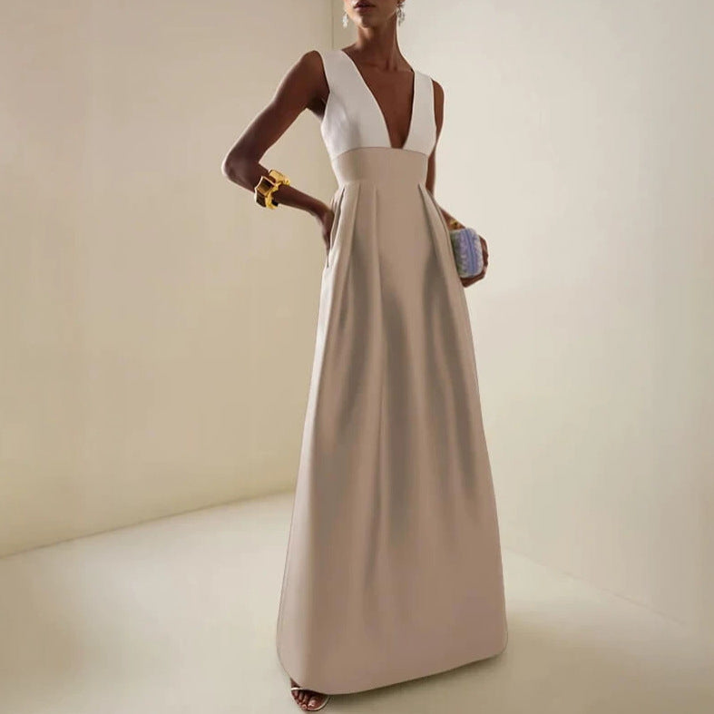 Womens Minimalist Casual Long-length Dress for Everyday Style