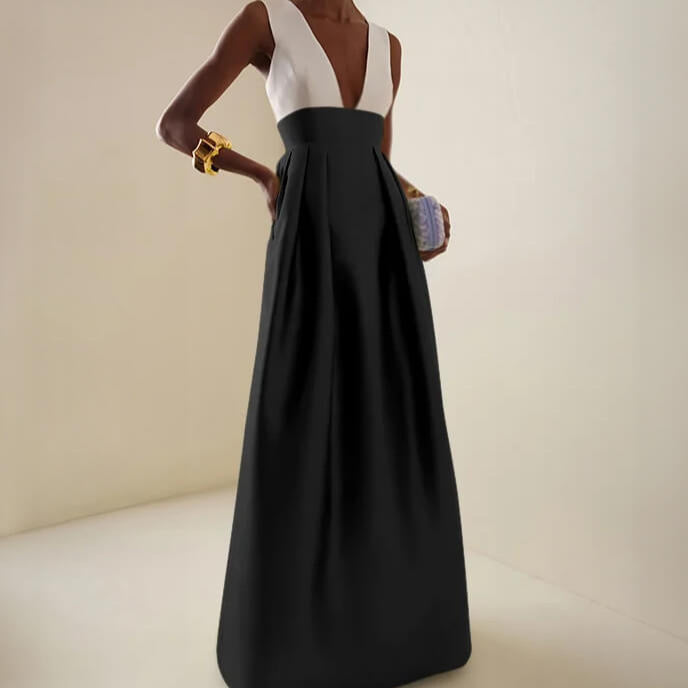 Womens Minimalist Casual Long-length Dress for Everyday Style