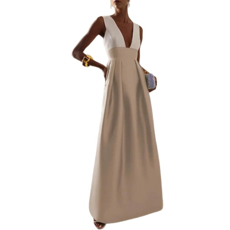Womens Minimalist Casual Long-length Dress for Everyday Style