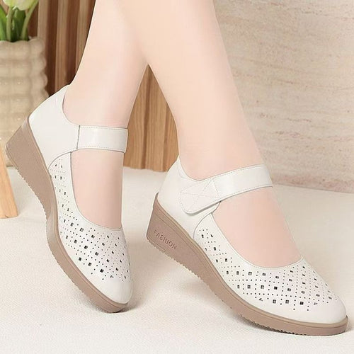 Wedge-heeled Women's Sandals with Soft Sole for Comfort